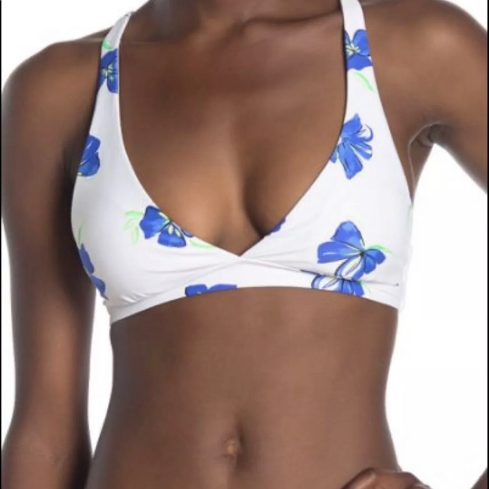 Onia Kiera Bikini Top In “Flowertoss”